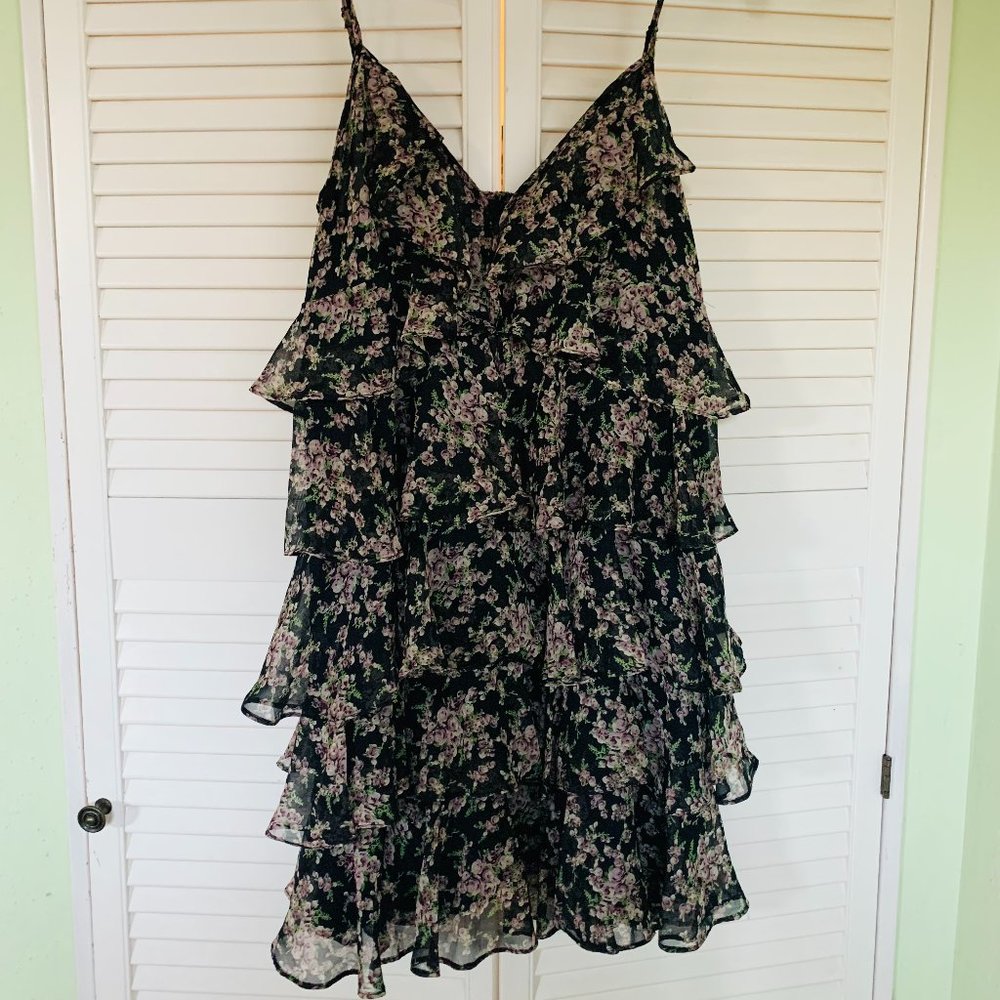 Fab’rik Floral Cocktail Dress Size Small
